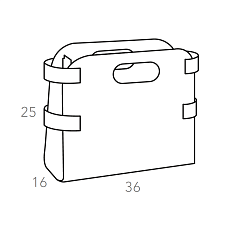 Журнальница 16x36xH25
