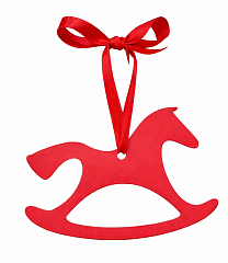 Украшение для ёлки 2026 "Огненная Лошадь"