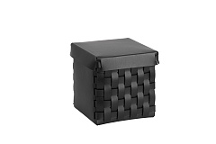 Коробка малая Bottega с крышкой 12x12xH12