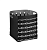Корзина Geometria Octagon 35x35xH40 (01-Black, TS30)