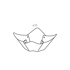 Фруктовница Ø35