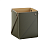 Стаканчик для канцелярскиx принадлежностей 8x8xH10.5 (55-Olive, TS16)