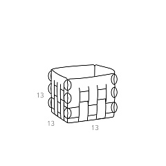 Корзинка Shlesser 13x13xH13