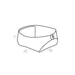 Корзина Flora 15x15xH7